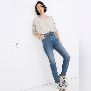 Madewell The Perfect Vintage Full-Length Jean in Sanderson Wash - size 24. NWT